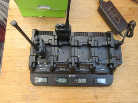 Twelve slot multi-charger for the Quansheng TG330 Walkie Talkie