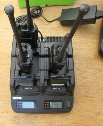 Six slot multi-charger for the Quansheng TG330 Walkie Talkie