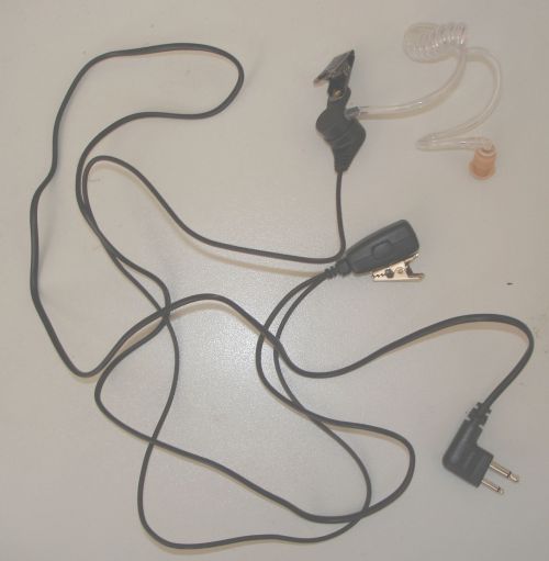 Semi-covert earpiece/microphone