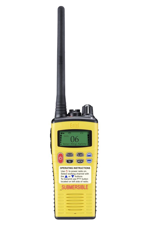 Entel HT649 marine display walkie-talkie