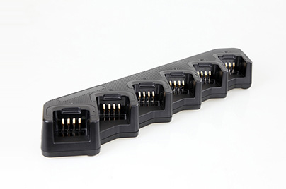 Six slot charger for Hytera walkie-talkie
